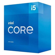 Intel Core i5-11400F 데스크탑 프로세서 6코어 최대 4.4GHz LGA1200(Intel 500 시리즈 및 일부 400 시리즈 칩셋) 65W, FREE, 단일