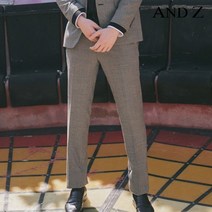 지오지아 앤드지 클래식 빅글렌 체크 패턴 정장팬츠 (BZZ3SP1106)