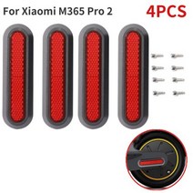 샤오미호환 124pcs 휠 커버 보호 쉘 야간 반사 스티커 전동 스쿠터 액세서리 Xiaomi Mi M365 Pro 2