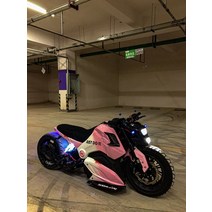 핑크 오토바이 바이크 125CC미니 스쿠터