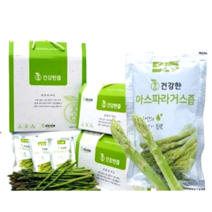강원도 춘천 100% 원액추출 아스파라거스즙 100ml x 30포 건강즙 박스포장 직접재배수확