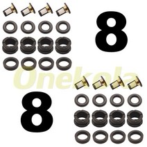 연료 인젝터 서비스 수리 키트 필터 Orings 씰 Grommets for Honda CRV CR-V 1999-2001 2.0L S2000 06164-PCA-000 15710-24, 03 8 piece set