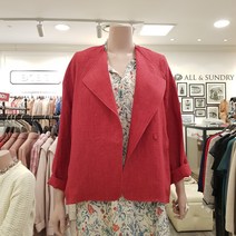 BCBG [올앤선드리] 자켓 ** 마 소재 여름 자켓* 시안JK [A1M4J130]