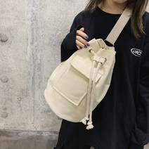 도매신 복조리 버켓 백팩 여성 캐주얼 투웨이 남여공용 8W858CB9