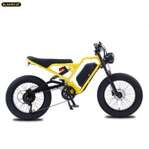 전기자전거 접이식 배달용 출퇴근용 산악용 AKEZ-전기 자전거 18ah 1500W 48V 성인용 산악 Ebike 20, 01 Yellow, 02 18AH