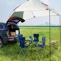 승용차 suv 차박텐트 스포티지 코나 티볼리 코란도 suv 도킹 카텐트 어닝 타프 그늘막, 버건디옐로우