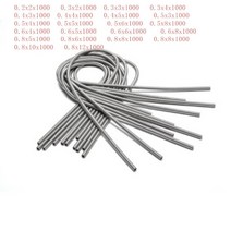인장스프링 스텐인장스프링 금형 스테인레스 스틸 초장 장력 스프링 연장 와이어 직경 0.2mm 0.3mm 0.4mm 0.5mm 0.6mm 1 개, 0.6x5x1000