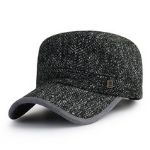 MQUM 남자 남성 겨울 방한 대두모자 군모 빅사이즈모자 모자케이스 증정