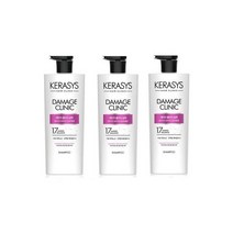 케라시스샴푸 데미지클리닉 단백질750ml x 3개 /린스애경, 케라시스샴푸 데미지클리닉 단백질750ml x 3개 /린