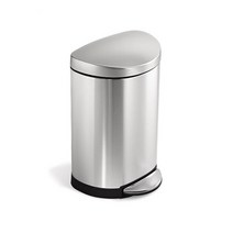 [포커시스][Simplehuman] 심플휴먼 디럭스 세미라운드 휴지통 10L SPH-CW1833, 1개