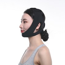 벌어진입 코골이 방지 수면 교정 벨트 수면중 입벌림 턱 압박 벤드, 통기성 메쉬 블랙_L