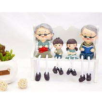 21세기트랜드 할머니와 나들이 장식인형 집들이선물 예쁜선반소품