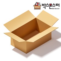 박스몬스터 골판지 택배박스 포장용박스, J-43 (360x240x200) 75매, 1box