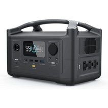 EcoFlow 휴대용 전원 RIVER 배터리 288Wh 대용량 고속 충전 1.6시간 풀 X-Boost 기능 패스 스루 첨부 AC600W 순간 최대 1200W DCUSB 시가 라이터