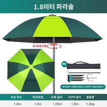 캠핑 파라솔 낚시 자외선 차단 방수 대형, (홑겹 자외선차단】실버젤 유니버설 우산-1.8M 패치