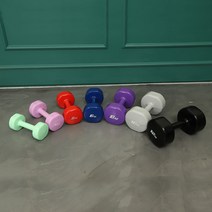 프로모릭스 컬러 코팅 육각 아령, 3kg, 1개