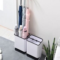 장우산 단우산 한번에 수납 가능한 우산꽂이, 블랙