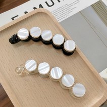 바나나 자개 라운드 헤어핀(10.2cm)