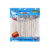 4개월 이갈이용개껌 소가죽밀크껌 50p 칭찬용 훈련용 애완견 닥스훈트 치실껌 양치효과 푸들, 1개