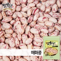 맛봉달 매화콩 얼룩이콩 호랑이콩 강낭콩 울타리콩 새알콩 미국산 22년산, 1개, 20kg 마대포장