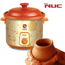엔유씨3052 황토 세라믹용기 슬로우쿠커 3.5L 대용량 냄비 전기, 본상품선택, 본상품선택