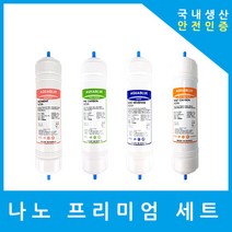 루헨스 정수기필터 호환 프리미엄 전체 세트, (RUHTON)프리미엄 11인치양방향4개
