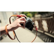 [Zeku] 카메라 가죽 넥스트랩 DSLR스트랩, 브라운
