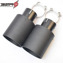 배기 머플러 팁자동차 105mm 아웃렛 샌드블라스트 엔드 머플러 파이프 플랫 알루미늄 매트 블랙 싱글 레이, 11 Custom logo