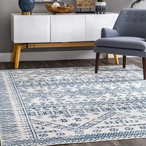 NuLOOM Frances 모로코 부분 러그 91.4 x 152.4cm(3 x 5피트) 블루