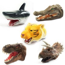 동물 공룡 손인형 핸드퍼펫 장난감 언어치료교구 감각발달 소근육, 트리케라톱스