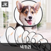 JK 강아지넥카라 고양이넥카라 목깔때기 상처보호 7 6 5 4 3 2 1호, 6단