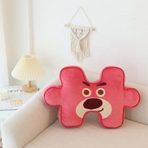 토이스토리 캐릭터 퍼즐 인형 쿠션 버즈 우디 엘린 랏소베어 포테이토 침대 소파 등받이 자동차 친구 생일 선물, D
