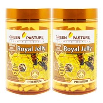 그린패스쳐(Green Pasture) 그린파스쳐 로얄젤리 10DHA 6% 300캡슐 X 2개, 600캡슐, 1세트