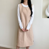 브이와이 VY 여자 린넨원피스 민무늬 SS 롱원피스