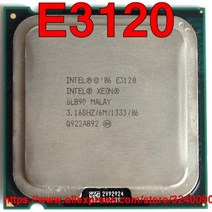cpu성능순위 중고cpu cpu e3120 slb9d 프로세서 듀얼 코어 소켓 775, 없음