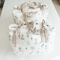 송화침장 오가닉 순면 안심 어린이집 낮잠이불 세트 (세탁망 증정), 아이보리