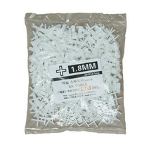 LTG 타일스페이서 쿠사비 타일간격제 줄눈 메지간격 십자 1.8mm 300개입(1Bag), 3. 타일스페이스 1.0mm 십자(+) 흰색