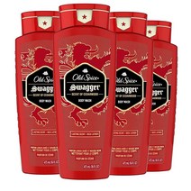 Old Spice 남성용 바디 워시 스웨거 향기 레드 컬렉션 16 액량 온스 4팩, Lemon_16 Fl Oz (Pack of 4)