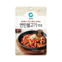 청정원 고메레시피 연탄불고기양념 140g, 1개