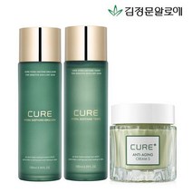 김정문알로에 큐어 수딩 토너+에멀젼+안티에이징 크림S 31488489, 1.단일옵션