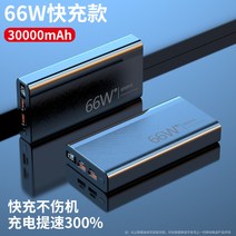 샤오미 초대용량 보조배터리 66W 급속충전 PD 50000mAh 파워뱅크 베터리 스마트폰 캠핑, D.30000mAh