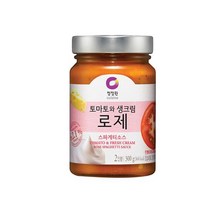 청정원 토마토와 생크림 로제 스파게티 소스, 300g, 1개