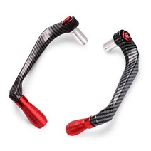 gsxr 오토바이 핸들 바 그립 가드 브레이크 클러치 레버 가드 보호대 스즈키 gsxr 1300 1100 1000 750 600 150, 빨간색