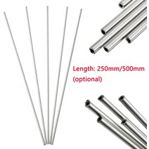304 스테인리스 스틸 원형 모세관 250mm 500mm 길이 심리스 튜브 OD 0.312mm ID 0.111mm 1 개, 12x10x250mm