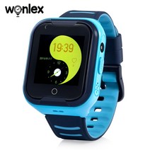 Wollex스마트 워치 학생 방수 카메라 전화 시계 4G 영상 통화 KT11 베이비 키즈 SOS 모니터 분실 방지 GPS, 04 Pink and Strap