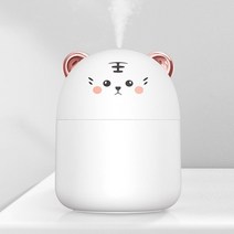 공기청정기 공기살균기 공기정화기 미니 휴대용 다채로운 분위기의 새로운 데스크탑 가습기, 백호