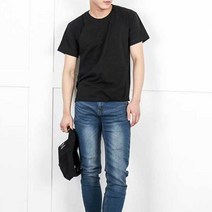 남자 라운드넥 면티셔츠 반팔 기본 데일리 스타일 집업 반팔 긴팔티 민소매 나시티 후드 오버핏