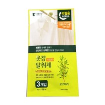 크린스타 (01588)크린스타 옷장탈취제리필3입 4g (로즈마리 10개)