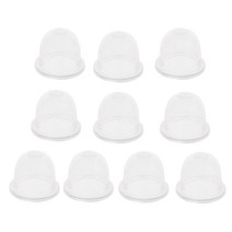 10pcs 17mm 기화기 탄수화물 프라이머 전구 캡 연료 펌프 전기 톱 송풍기 트리머, 하얀색
