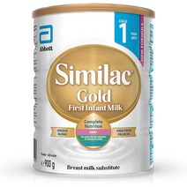 Similac 골드 팜오일 프리 첫 번째 신생아용 분유 씨밀락 영국분유직구 900g, 10묶음